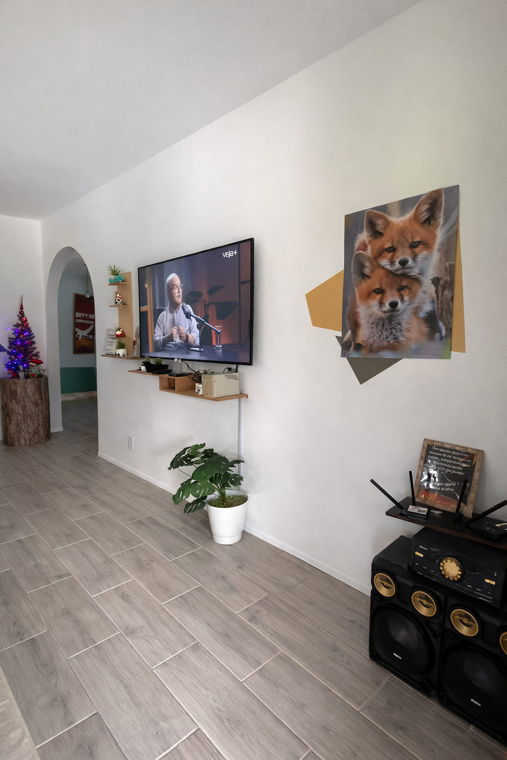 Sala e antessala do casarão principal